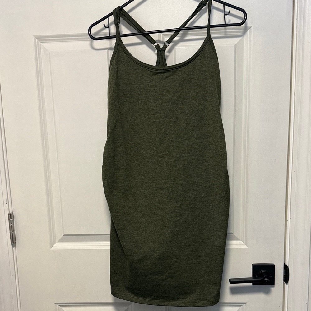 Old Navy Olive Green Mini Dress